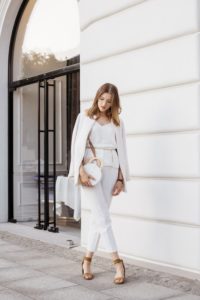 total white look